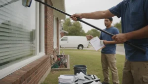 Greer window cleaning service with clear scope, tidy tools, and reliable pros from Pressure Washing Greer SC